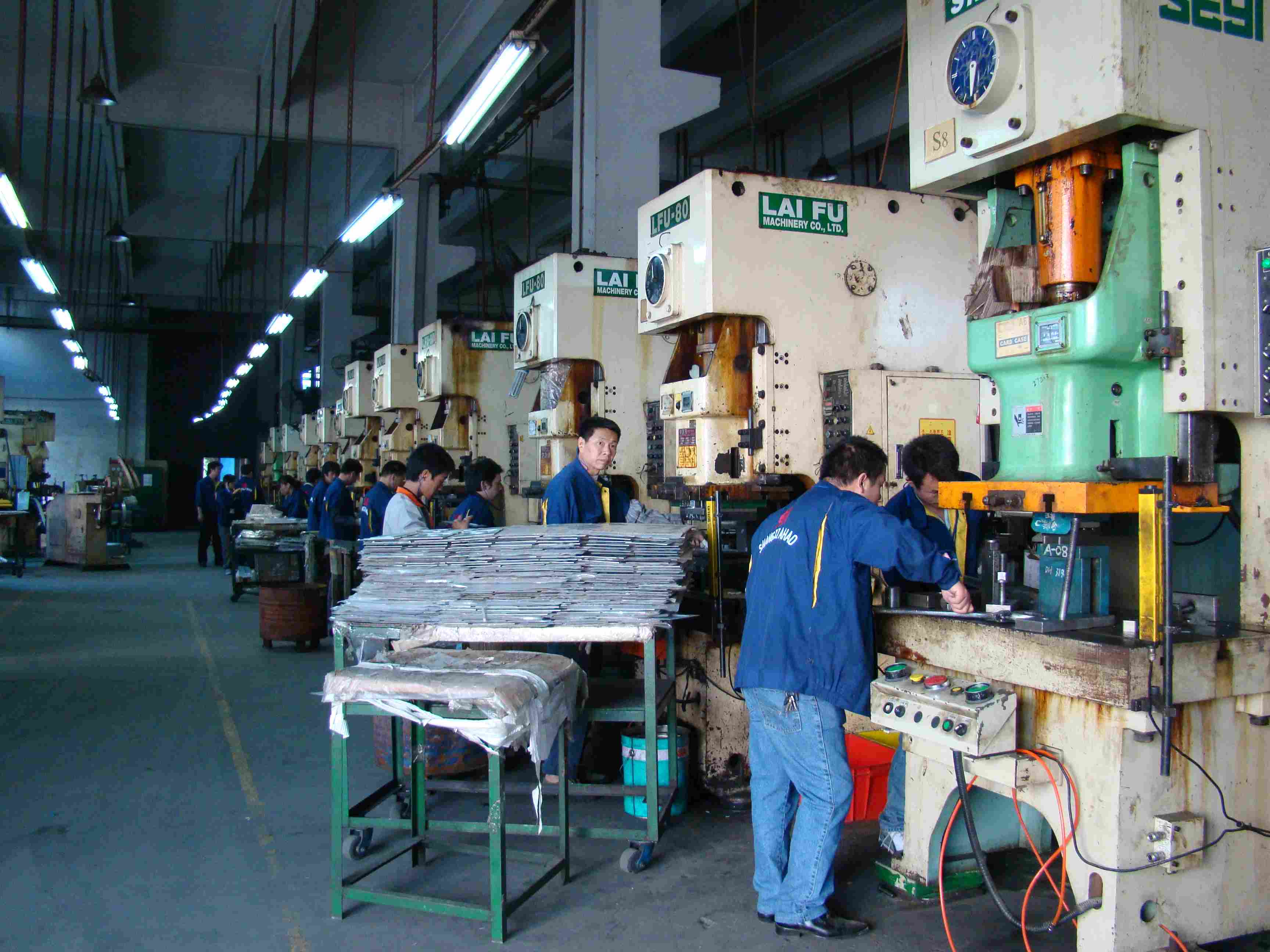 Sheet metal parts manufactured in China
