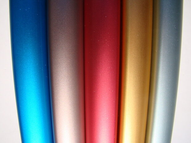 Anodised aluminium extrusion finishes