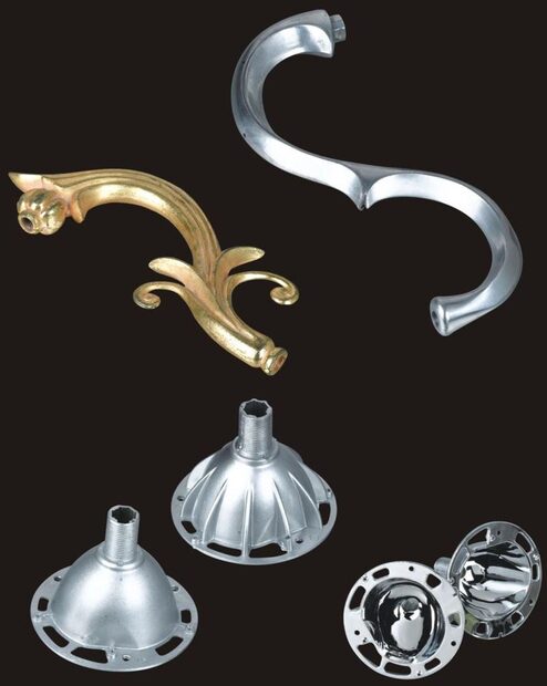 Gravity and sand cast aluminium parts